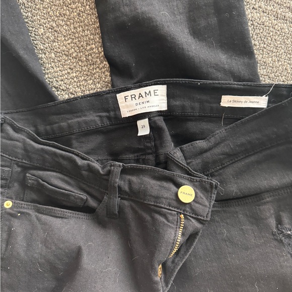 Frame Denim Le Skinny Size 29 - Back Ripped Jeans - Picture 3 of 3